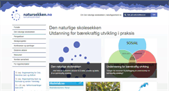 Desktop Screenshot of natursekken.no