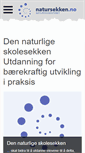 Mobile Screenshot of natursekken.no